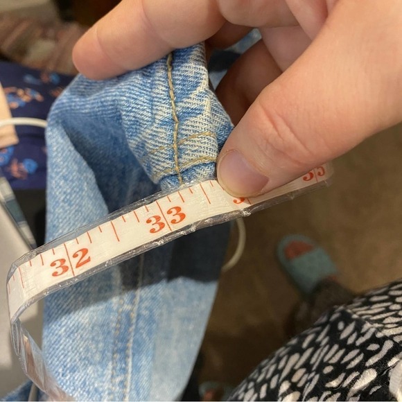 Vintage Y2k Light wash Patch rose boot cut jeans size 11 high rise - Picture 13 of 13